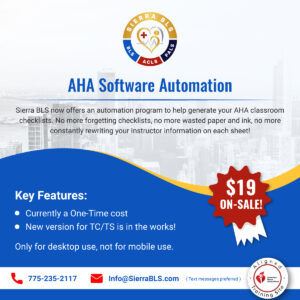 AHA Checklist Generator